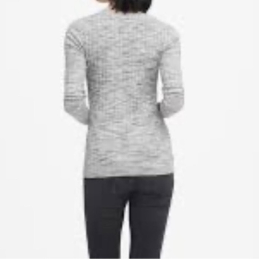 Banana Republic Merino Fitted Sweater in Heather Gray - Size XL